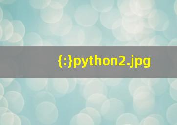 {:}python