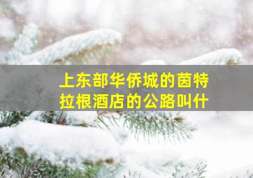 上东部华侨城的茵特拉根酒店的公路叫什