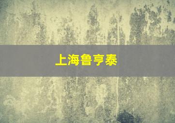 上海鲁亨泰