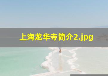 上海龙华寺简介