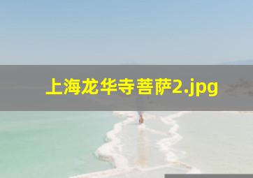 上海龙华寺菩萨