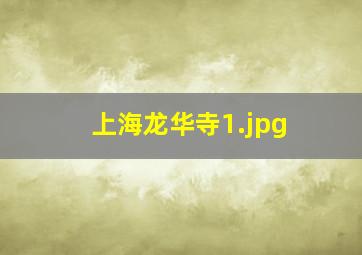 上海龙华寺