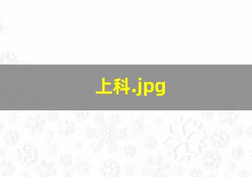上科
