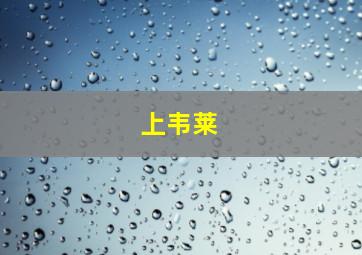 上韦莱