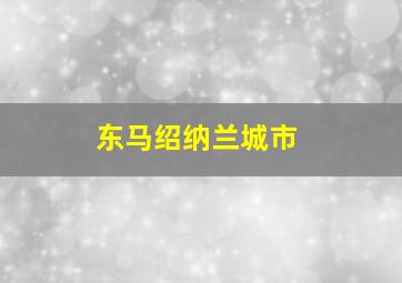 东马绍纳兰城市