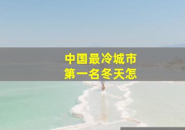 中国最冷城市第一名冬天怎