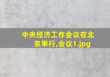 中央经济工作会议在北京举行,会议