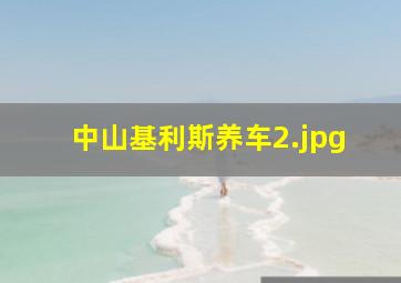 中山基利斯养车