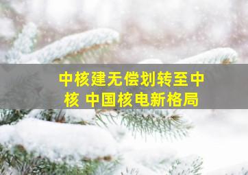 中核建无偿划转至中核 中国核电新格局