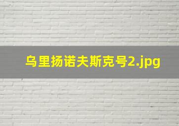 乌里扬诺夫斯克号