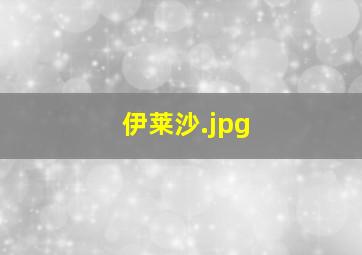 伊莱沙