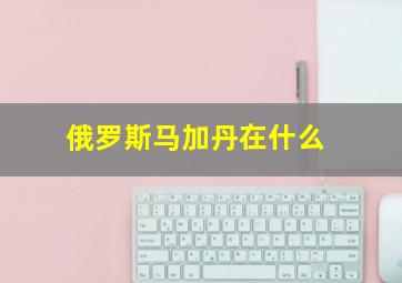 俄罗斯马加丹在什么