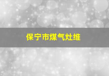 保宁市煤气灶维
