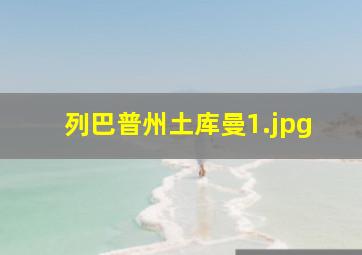 列巴普州土库曼