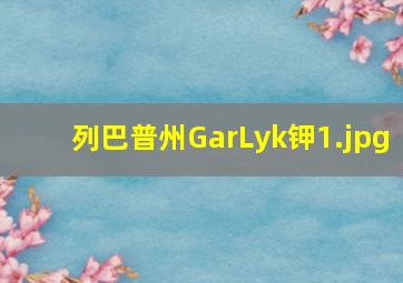 列巴普州GarLyk钾