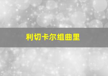 利切卡尔组曲里
