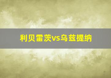 利贝雷茨vs乌兹提纳