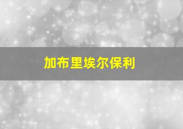 加布里埃尔保利