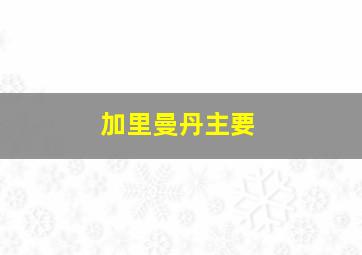 加里曼丹主要