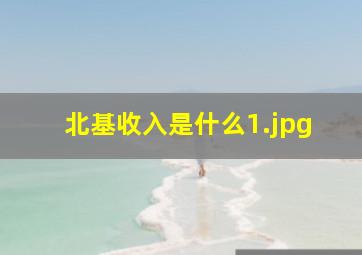 北基收入是什么