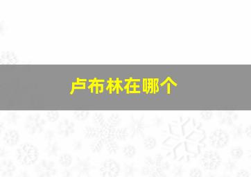 卢布林在哪个