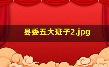 县委五大班子