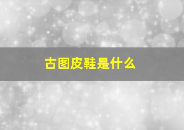 古图皮鞋是什么