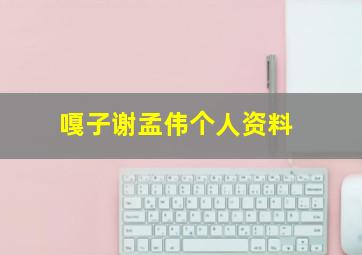 嘎子谢孟伟个人资料