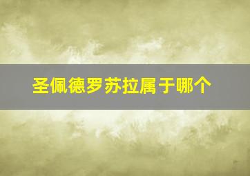 圣佩德罗苏拉属于哪个