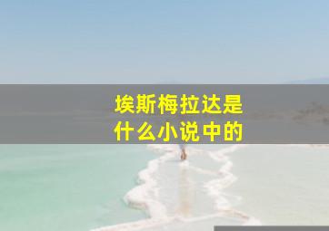 埃斯梅拉达是什么小说中的