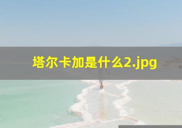 塔尔卡加是什么