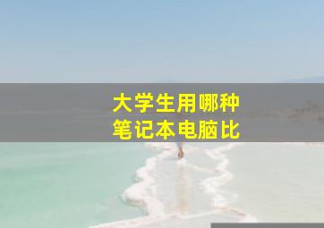 大学生用哪种笔记本电脑比