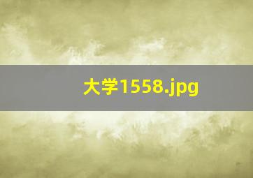 大学1558