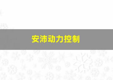 安沛动力控制