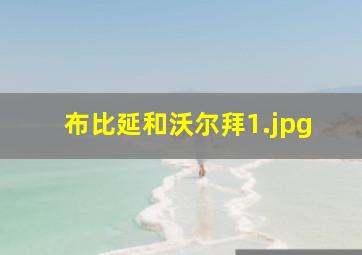 布比延和沃尔拜