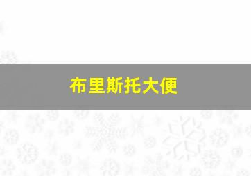 布里斯托大便