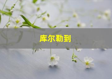 库尔勒到