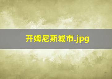 开姆尼斯城市