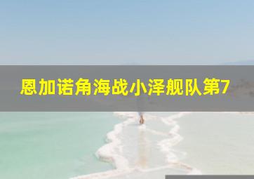 恩加诺角海战小泽舰队第7