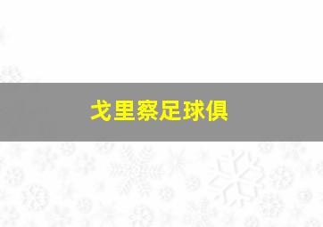 戈里察足球俱