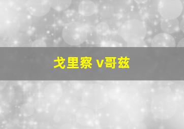 戈里察 v哥兹