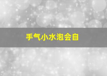 手气小水泡会自