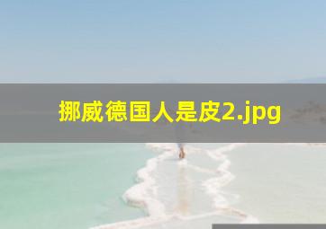 挪威德国人是皮