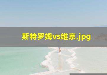 斯特罗姆vs维京