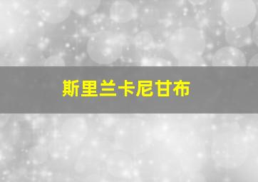 斯里兰卡尼甘布