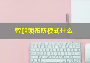 智能锁布防模式什么