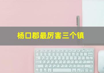 杨口郡最厉害三个镇