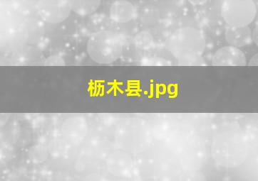 枥木县