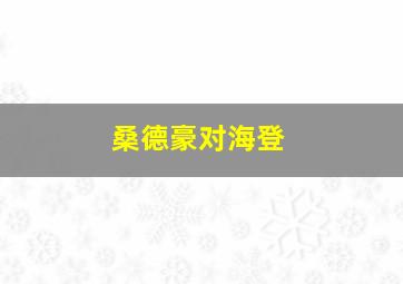 桑德豪对海登