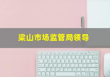 梁山市场监管局领导